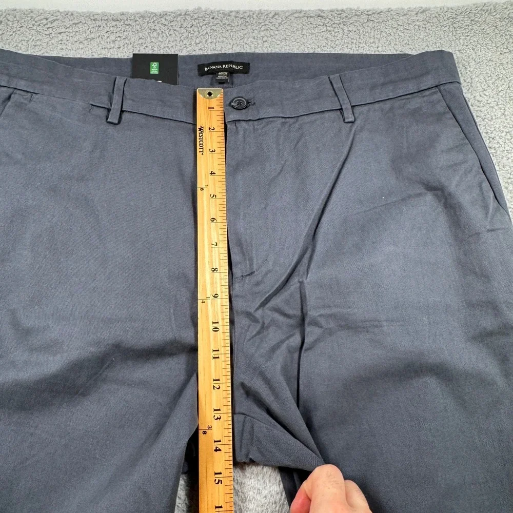 Banana Republic Mens Gray Cotton Stretch Chino Pants 40x32 New With Tags